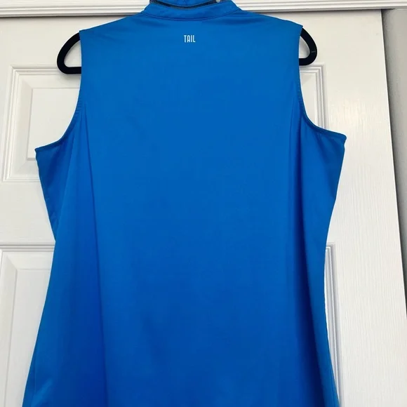 Tail Blue Polo Tank Top with Sleeveless Design - Picture 2 of 9